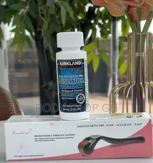 Hairline and Beard Growth KIT - Kirkland Minoxidil + Roller