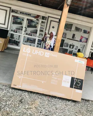 Smart Black UN78 75 Inches Electric UHD Glossy Led Tv
