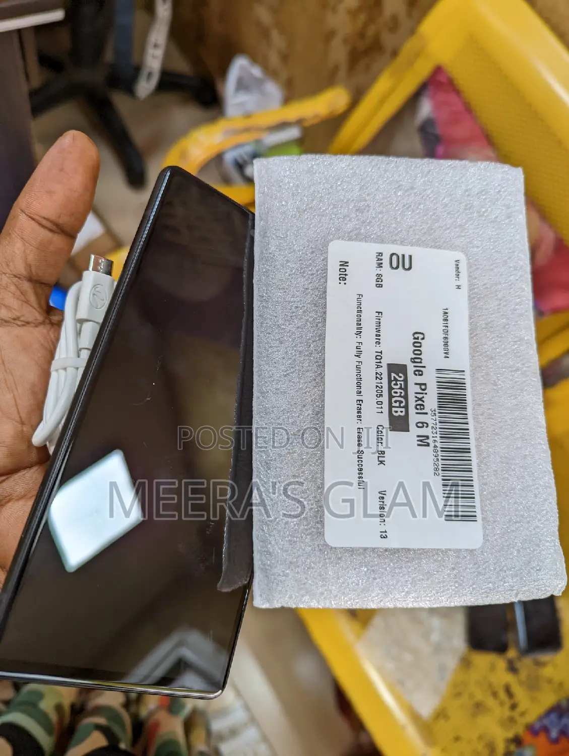 Google Pixel 6 256 GB Black
