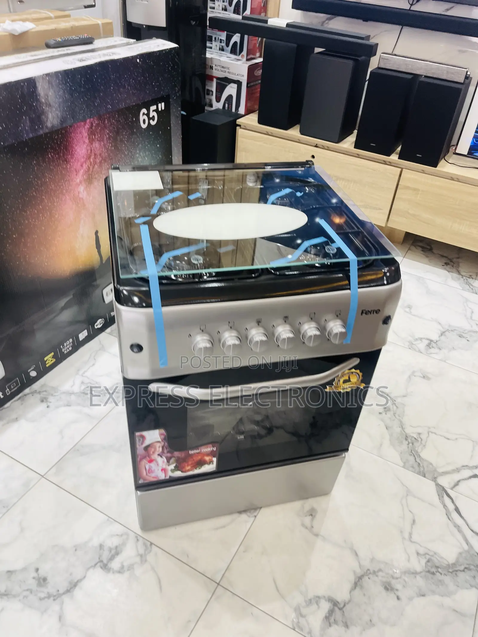 Best Choice Ferre Gas Cooker Oven 4burner Grill Rotisserie
