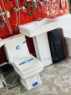 Water Closet - Complete Toilet Bowl and Wash Hand Basin