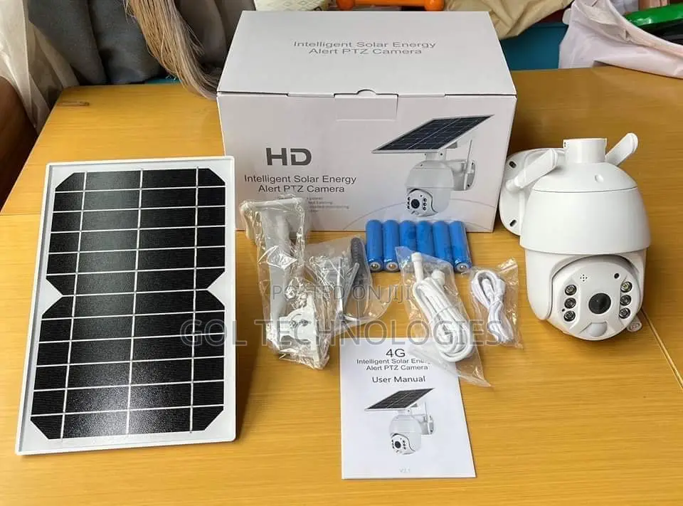 4G PTZ Solar Camera With High Resolution