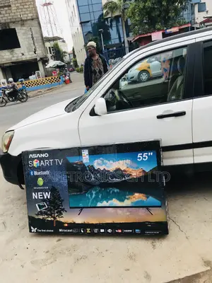 55 Inches Asano Black Glossy Electric Smart Led Tv