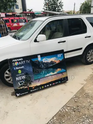 Asano 55 Inches Smart Black Electric Glossy Led Tv
