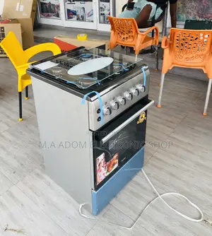 Shop Quality Ferre 50x60 Oven And Grill 4 Gas Burner(Gray).