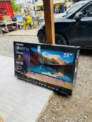 Shop Authentic Asano 55inch Uhd Smart Satellite Tv,Black