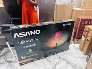Asano 50”Uhd Smart Android Glossy Sleek Slim
