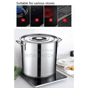 Large Heavy Stainless Steel Cooking Pot