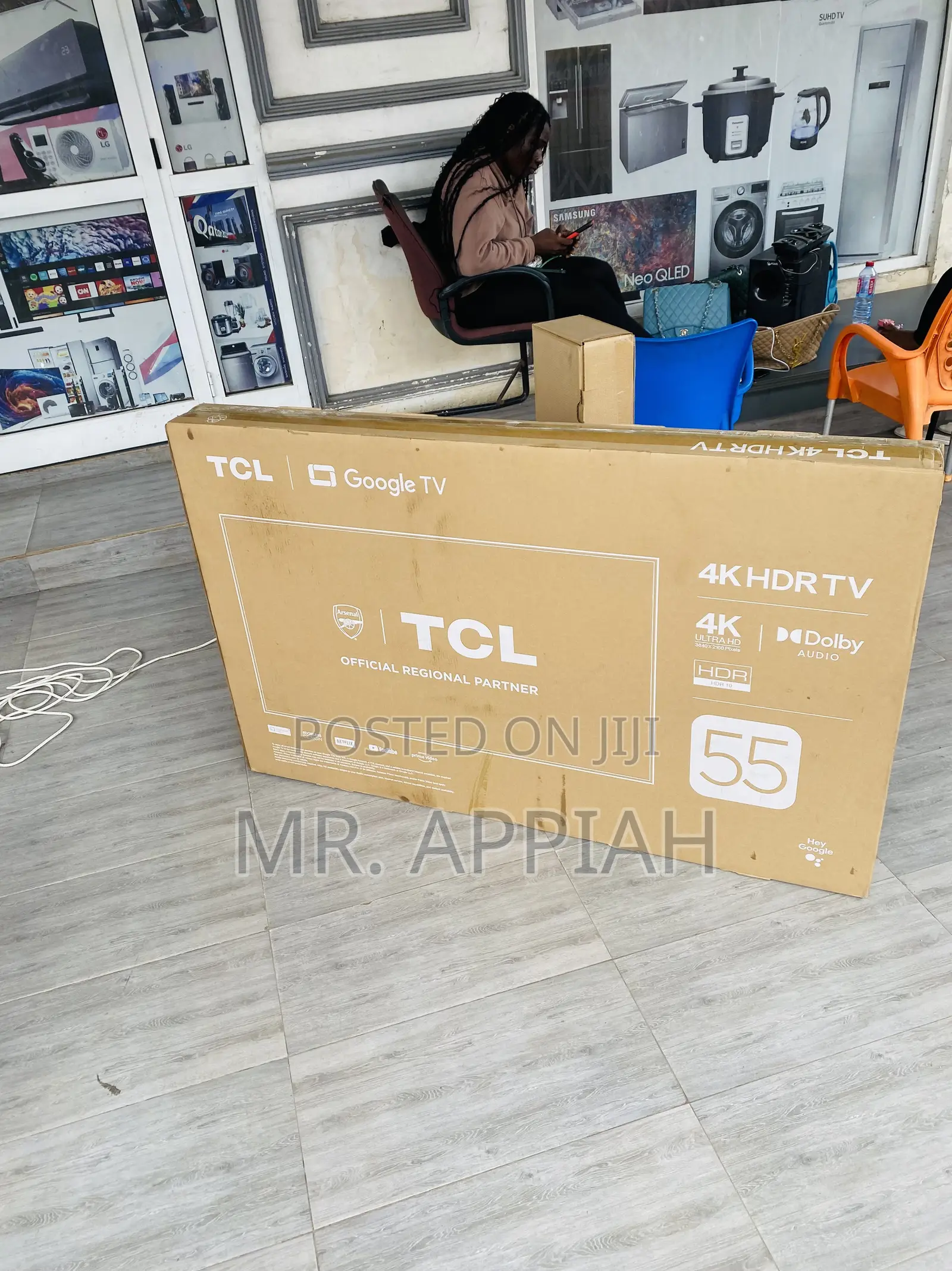 Newly in Stock TCL 55c645 55 Inch Ultra HD Google Tv,Black