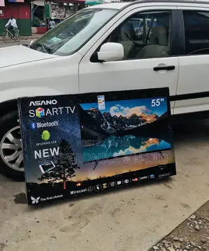 Electric Black 55 Inches Glossy Smart Asano Led Tv