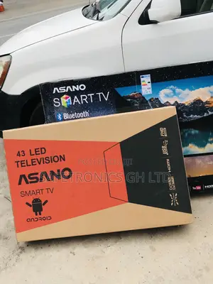 Glossy Led Black Electric Asano 43 Inches Smart Tv