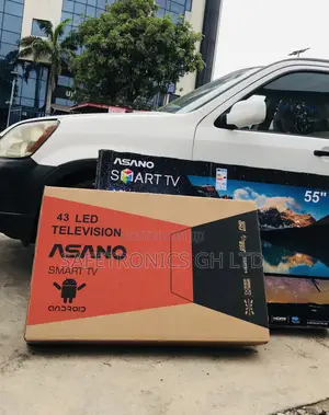 Electric Smart Black Asano 43 Inches Glossy Led Tv