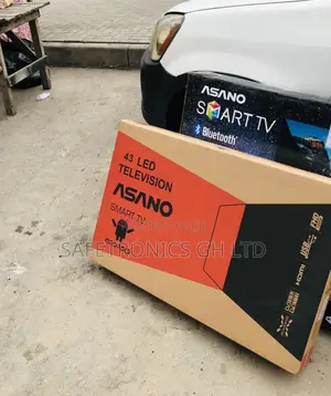 Glossy Led Black Electric Asano 43 Inches Smart Tv