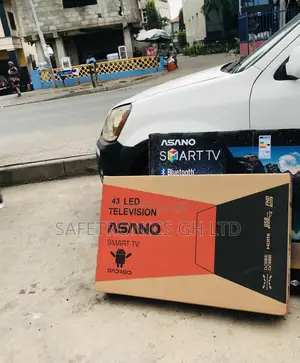 Glossy Smart Black Electric Asano Led 43 Inches Tv