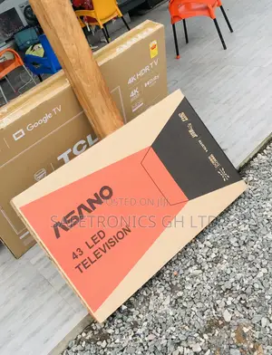 Glossy Full HD 43 Inches Black Electric Asano Led Tv