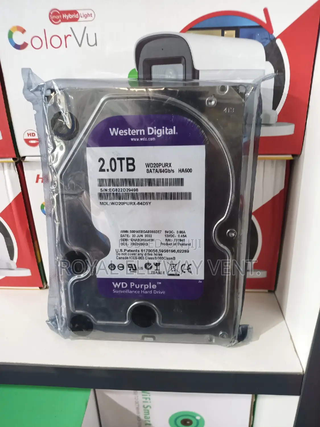 2.0tb Hard Disk Drive for Surveillance Cameras