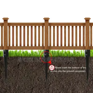 Gtongoko 4 X 4 Fence Post Anchor 32" , Heavy Duty (4 Pieces)