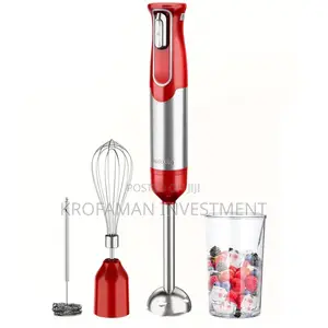 Decakila Kmjb024r Cordless Hand Blender 100w – 4 in 1 Set