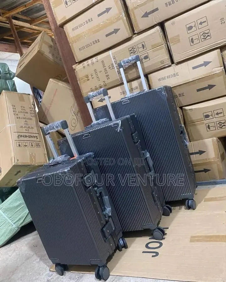 -Engel- Dark Grey Luxury Designer Luggage   