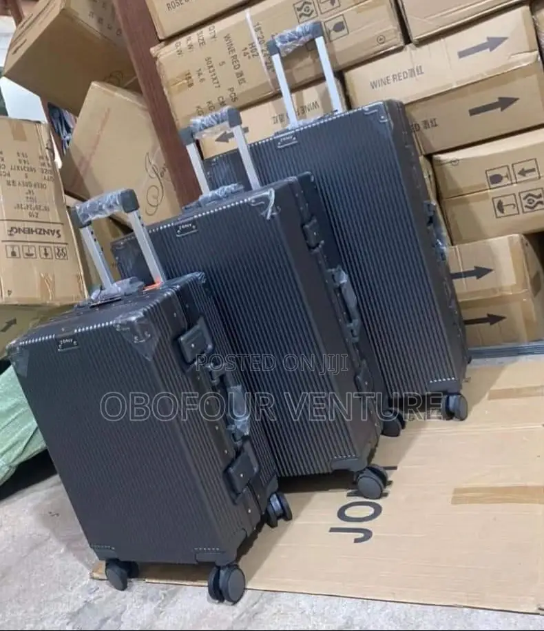 -Engel- Dark Grey Luxury Designer Luggage   
