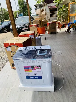 Classic Pearl Twin Tub Electric Washing Machine + Spin/Dry.