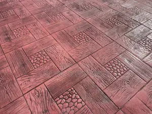 Pebble Wood Patterned Concrete