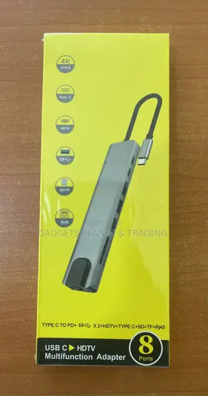 8 in 1 USB C Docking Station Hub - 8 Ports