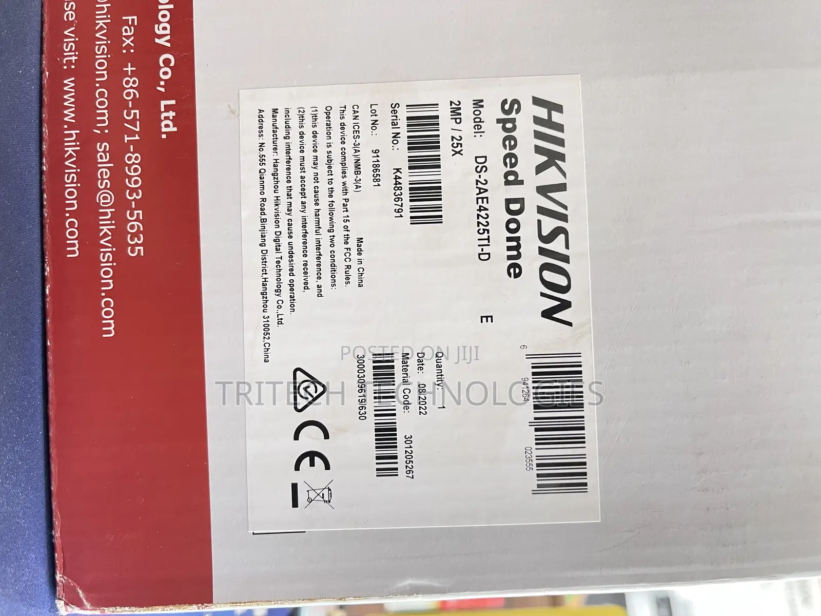 Hikvision Analog IP Camera Ds-2ae4225ti-D 2mp 25X 4-Inch