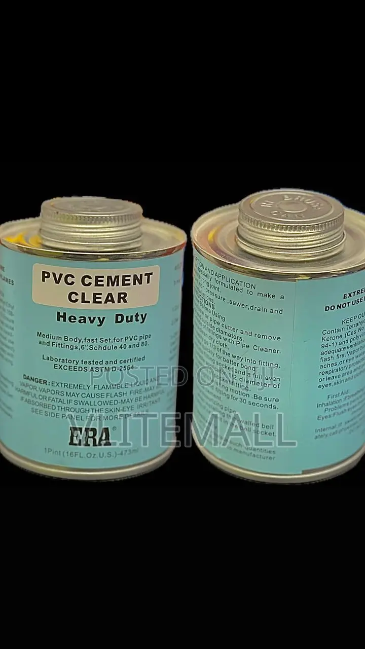 PVC Cement Clear Heavy Duty