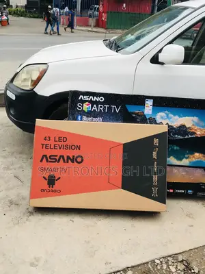 Smart 43 Inches Glossy Black Asanou Electric Led Tv