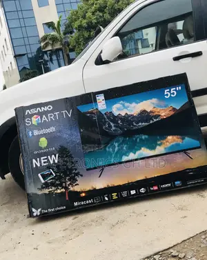 Asano Smart Black Electric 55 Inches Glossy UHD Tv
