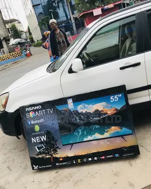 Smart UHD Black Electric 55 Inches Asano Glossy Led Tv