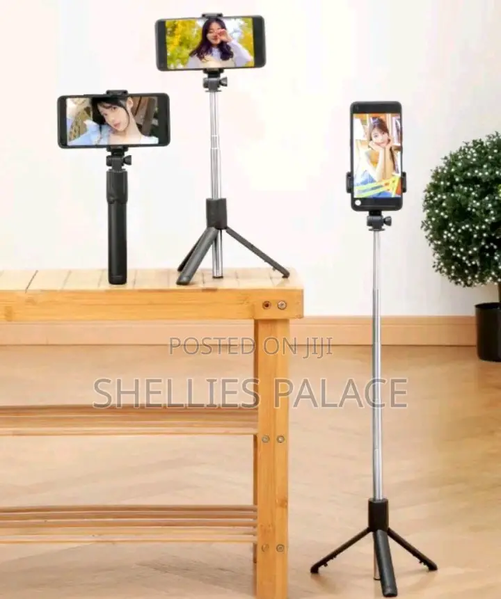 Bluetooth Wireless Mini Tripod Expandable Monopod Remote