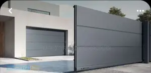 Black Automatic Garage Door With Remotes