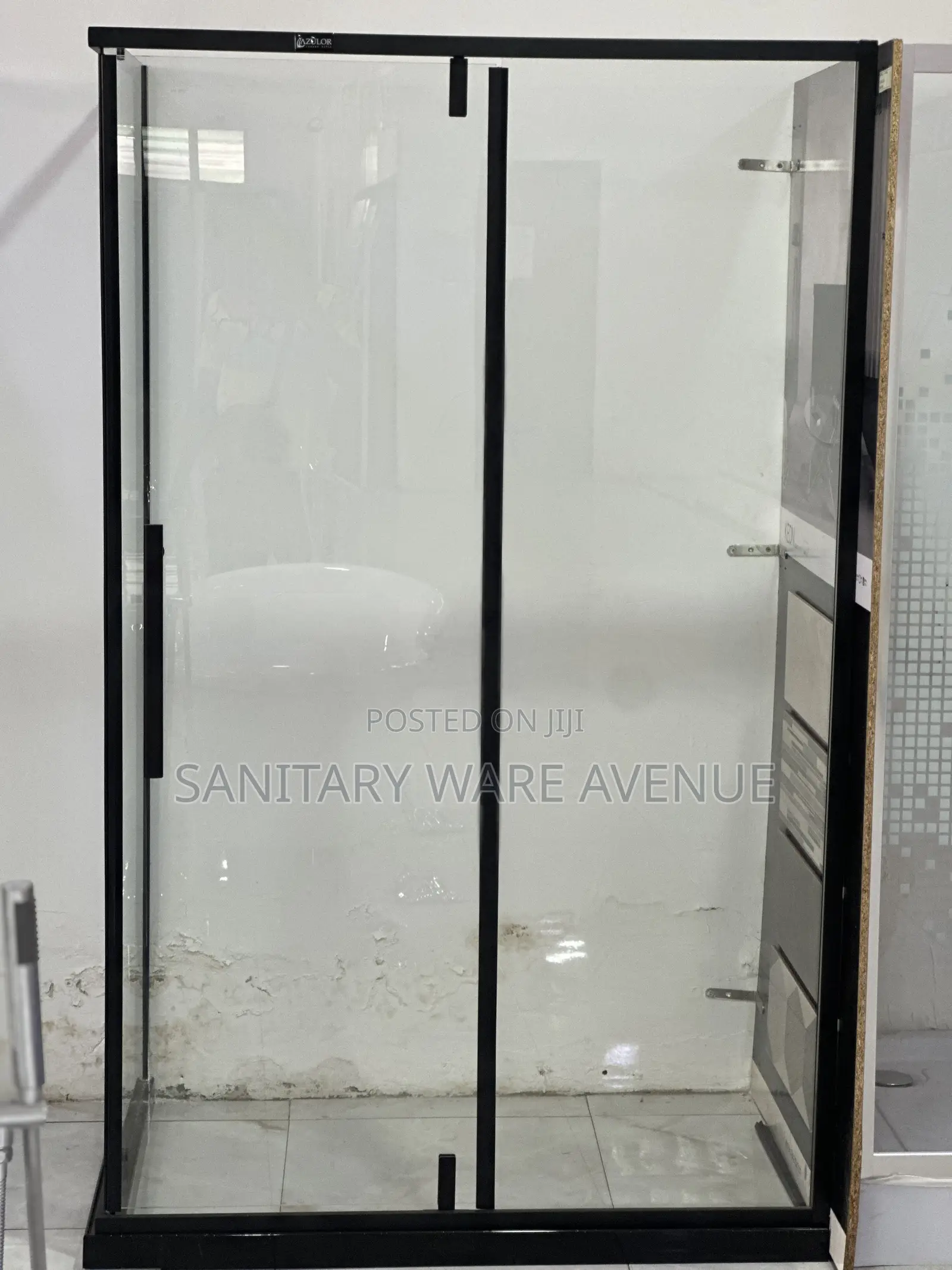 Black Shower Cubicle - Bathroom Glass - Shower Enclosure