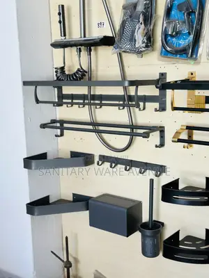 Bathroom Accessories - Gray Accessories- Shower Set