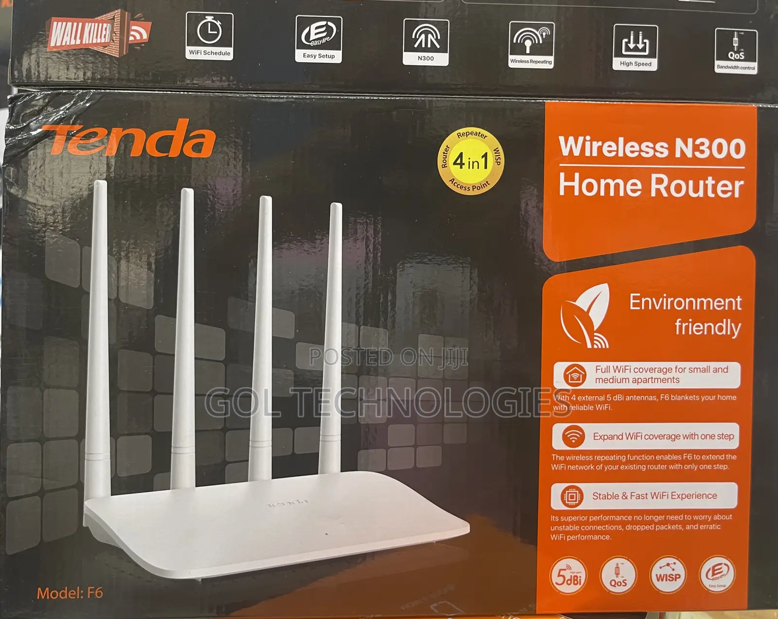 Easy Setup N Router 4in1 Repeater Router Access Point Wisp
