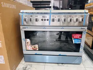 Durable Sleek Grey Oven 4-2 Grill Ferre Gas Electric Cooker