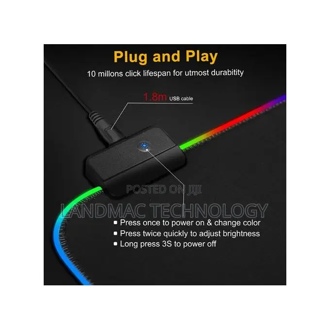 RGB LED Large Extended Computer Keyboard