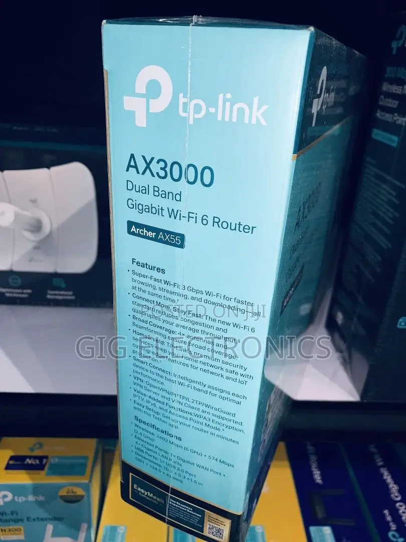 Tp-Link Archer Ax55 Ax3000 Wireless Dual-Band Gigabit Router