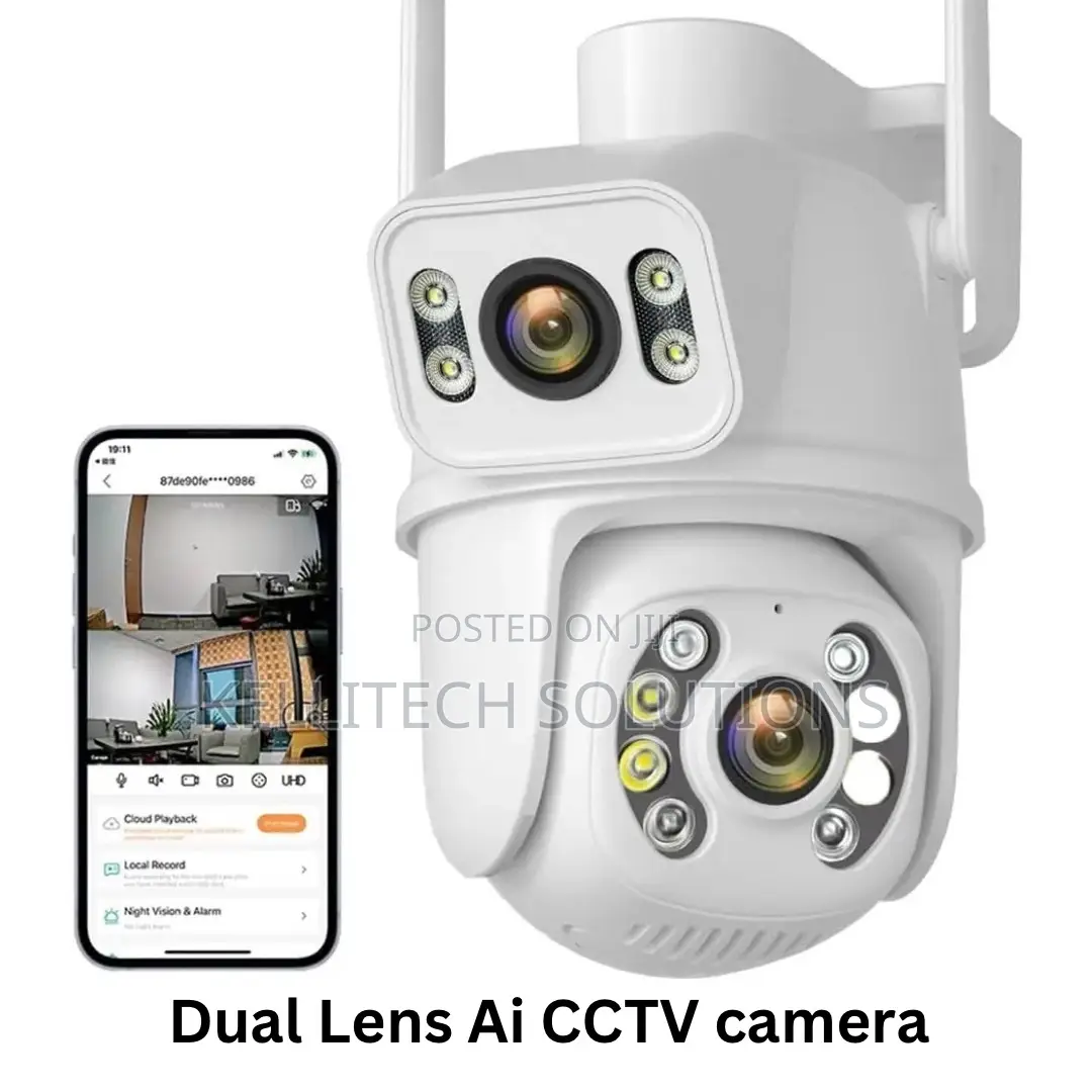Dual Lens 2in1 CCTV Camera