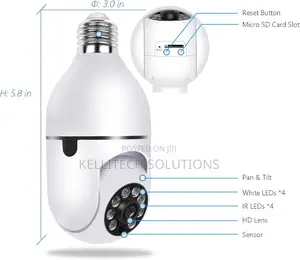 Bulb Smart Wifi CCTV Camera