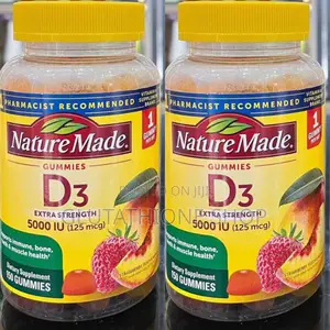 Nature Made Extra Strength Vitamin D3 5000 Iu 150 Gummies