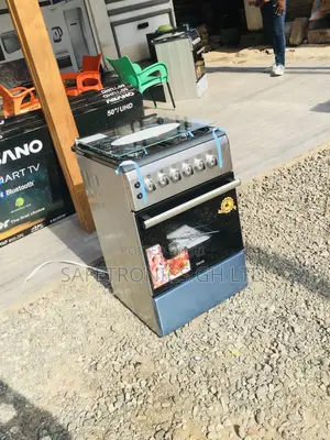 4 Gas Cooker Oven With Grill 50x60 Gray Volcano