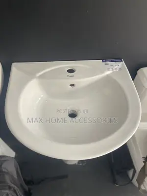 Water Closet With Its Wash Hand Basin