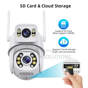 Dual Lens CCTV Camera, 2in1 Wifi Camera
