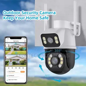 Dual Lens CCTV Camera, 2in1 Wifi Camera