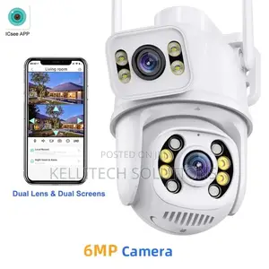 6MP, Dual Lens CCTV Camera, Smart Wifi