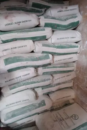Durable Aalborg White Cement 50kg for Pools+Glass Block