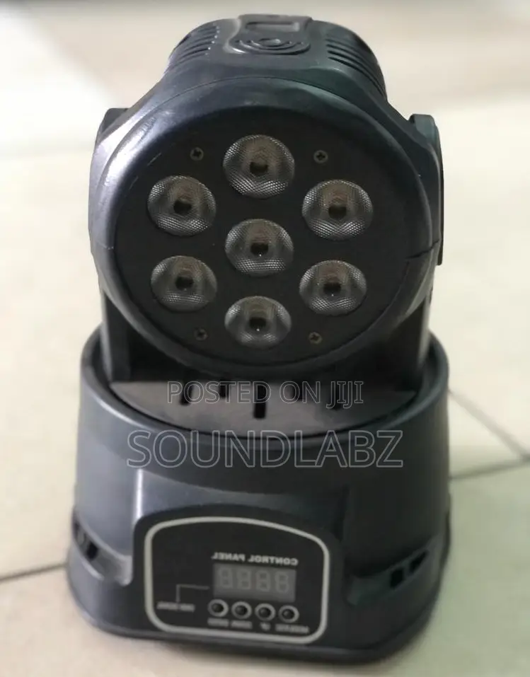 7 X 10 W RGBW 4-in-1 LED Moving Head; Moving Stage Light